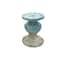 Hello Honey® 7'' Blue Distressed Terracotta Pillar Candle Holder